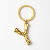 Alloy Alphabet Letter Keychain Pendant Creative Fashion Key Ring And Bag Charm Accessory Gift