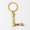 Alloy Alphabet Letter Keychain Pendant Creative Fashion Key Ring And Bag Charm Accessory Gift