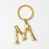 Alloy Alphabet Letter Keychain Pendant Creative Fashion Key Ring And Bag Charm Accessory Gift