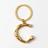 Alloy Alphabet Letter Keychain Pendant Creative Fashion Key Ring And Bag Charm Accessory Gift