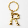 Alloy Alphabet Letter Keychain Pendant Creative Fashion Key Ring And Bag Charm Accessory Gift