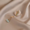Alloy Ancient Style Elegant Bamboo Brooch For Women With Electroplating And Tassel Pendant