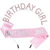 Alloy And Cloth Birthday Crown Hairband And Shoulder Belt Semimanual Semimechanical Process