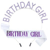 Alloy And Cloth Birthday Crown Hairband And Shoulder Belt Semimanual Semimechanical Process