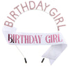 Alloy And Cloth Birthday Crown Hairband And Shoulder Belt Semimanual Semimechanical Process
