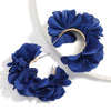 Alloy And Cloth Flower Cshaped Earrings For Women Fashion Style