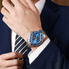 Alloy And Fine Steel Twisted Casual Waterproof Quartz Watch