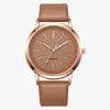 Alloy And Imitation Leather Fashion Women's Round Dial Quartz Watch