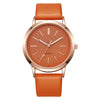 Alloy And Imitation Leather Fashion Women's Round Dial Quartz Watch