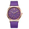 Alloy And Imitation Leather Fashion Women's Round Dial Quartz Watch