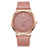 Alloy And Imitation Leather Fashion Women's Round Dial Quartz Watch