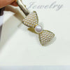 Alloy And Natural Freshwater Pearl Beaded Women's Hairpin Sweet Bow Clip