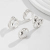 Alloy And Pearl Irregular Pleated Water Drop Cross Bracelet With Ins Style And Electroplating