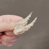 Alloy Angel Wings Feather Brooch Electroplated For Women And Men