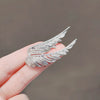 Alloy Angel Wings Feather Brooch Electroplated Natural Style Unisex Luxury Pin Suit Accessory