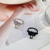Alloy Animal Bat Butterfly Gothic Dark Fashion Punk Female Ring With Electroplating
