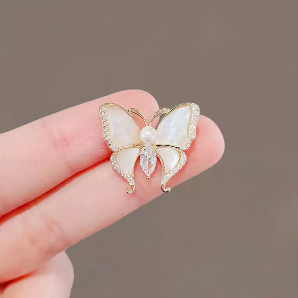Alloy Animal Butterfly Electroplated Brooch For Women Accessories