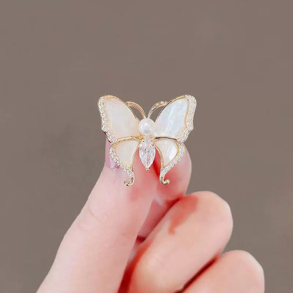 Alloy Animal Butterfly Electroplated Brooch For Women Accessories