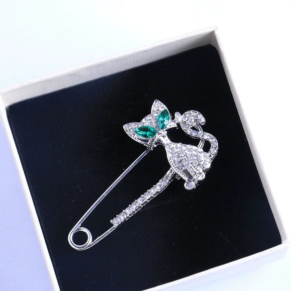 Alloy Animal Cartoon Brooch With Electroplating Multifunctional Unisex Clothing Accessory