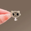 Alloy Animal Cat Shaped Electroplated Women's Brooch Accessories