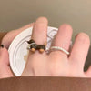 Alloy Animal Dachshund Fashion Ring With Electroplating Treatment