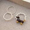 Alloy Animal Dachshund Fashion Ring With Electroplating Treatment