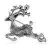 Alloy Animal Deer Diamond Brooch For Women