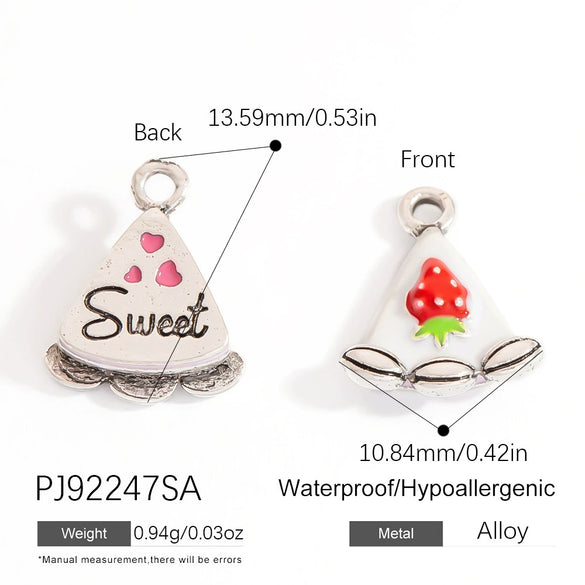 Alloy Animal Elephant Dolphin Pendant Jewelry Accessories Handmade With Electroplating Small Fresh And Cute Style