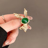 Alloy Animal Flower Shaped Electroplated Rabbit Brooch For Ladies