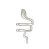 Alloy Animal Geometric Diamond Inlaid Retro Exaggerated Snake Earrings For Women