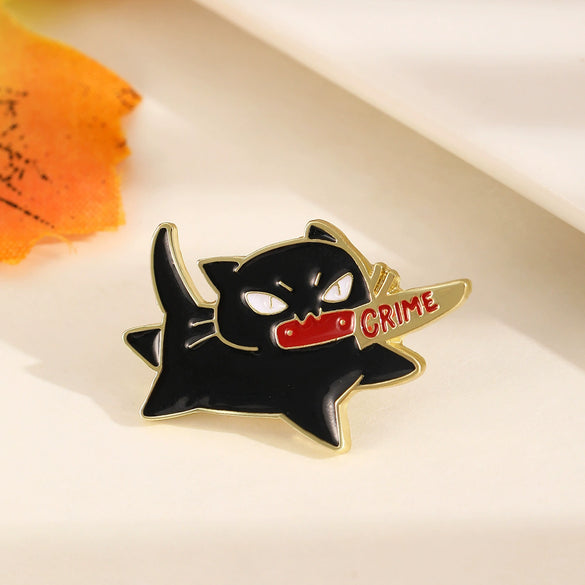 Alloy Animal Geometric Dripping Oil Brooch For Women