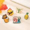 Alloy Animal Geometric Dripping Oil Brooch For Women