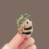 Alloy Animal Giant Panda Electroplated Women's Brooch Accessories