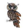 Alloy Animal Owl Fashion Brooch For Women With Electroplating