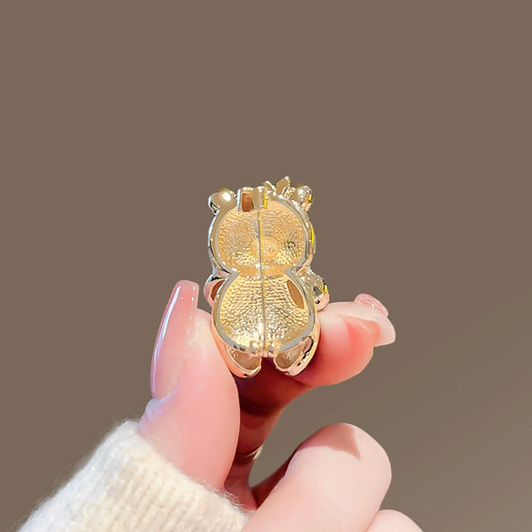 Alloy Animal Panda Brooch Electroplated For Men And Women