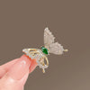 Alloy Animal Pattern Dancing Butterfly Antiexposure Brooch For Women With Electroplating Treatment