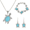 Alloy Animal Pattern Electroplated Women's Three Piece Jewelry Set Earrings Necklace Jewelry With Corn Chain