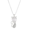 Alloy Animal Pattern Jewelry Set For Women With Diamond Design Including Earrings Necklace And Bracelet