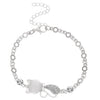 Alloy Animal Pattern Jewelry Set For Women With Diamond Design Including Earrings Necklace And Bracelet