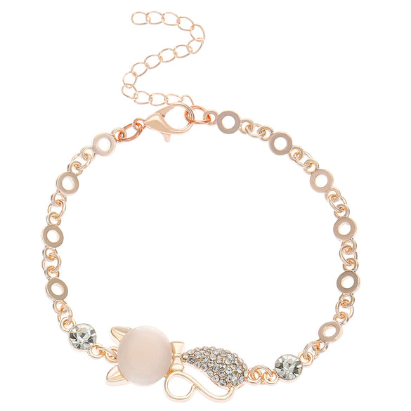 Alloy Animal Pattern Jewelry Set For Women With Diamond Design Including Earrings Necklace And Bracelet