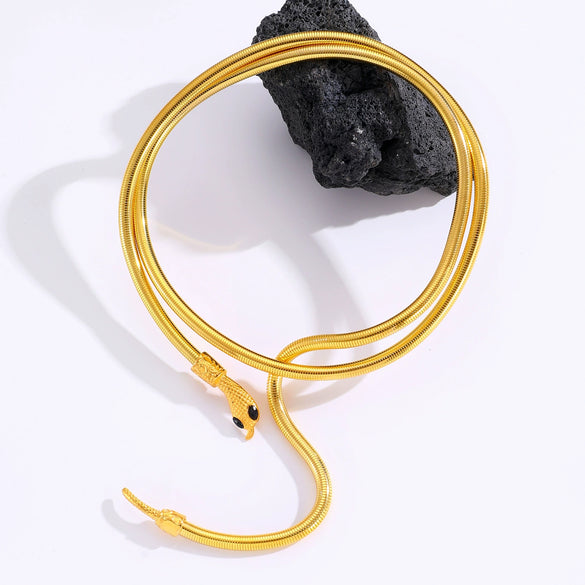 Alloy Animal Personality Snake Bracelet With Electroplating