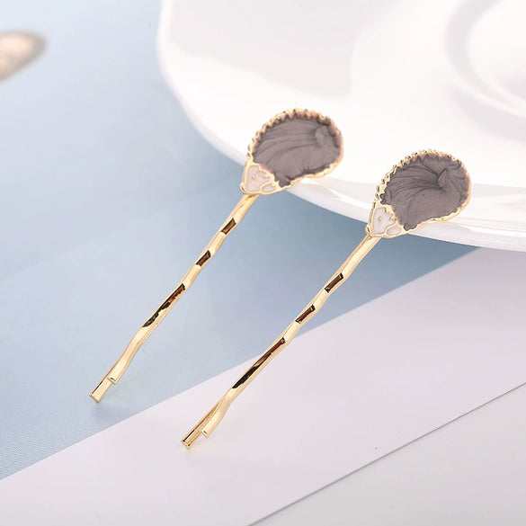 Alloy Animal Rabbit Penguin Hedgehog Electroplated Women's Word Clip Hairpin Trendy Headwear