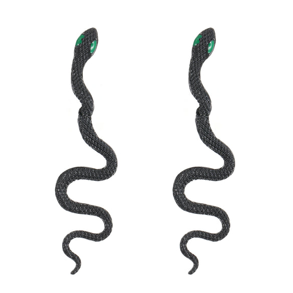 Alloy Animal Snake Women's Fashion Exaggerated Removable Earrings With Electroplating