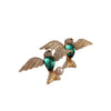 Alloy Animal Style Bird Shape Electroplated Brooch For Women