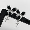Alloy Animal Style Hollow Butterfly Rose Electroplated Women's Earrings