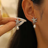 Alloy Animal Style Starfish Women's Earrings Electroplated