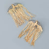 Alloy Animal Tassel Earrings Electroplated For Women