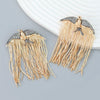 Alloy Animal Tassel Earrings Electroplated For Women