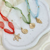 Alloy Animal Zodiac Electroplated Conch Starfish Scallop Necklace For Women