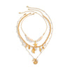Alloy Animal Zodiac Geometric Style Electroplated Pendant Necklace For Women